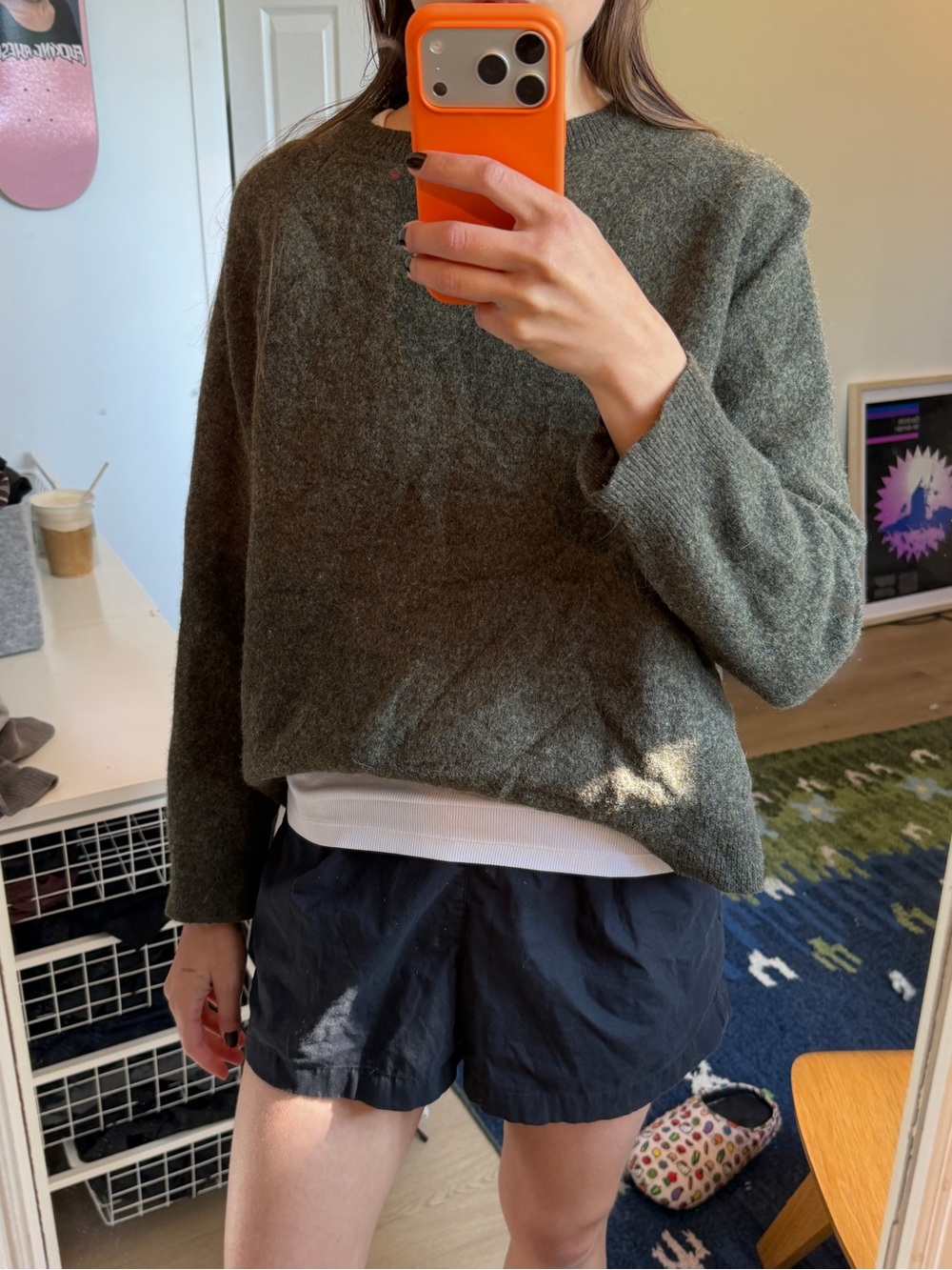 Goodthreads Olive Green Crewneck Sweater